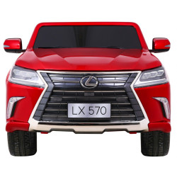Lexus LX570 Lakierowane Autko dla 2 dzieci Czerwony SUV + Pilot