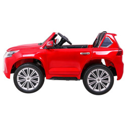 Lexus LX570 Lakierowane Autko dla 2 dzieci Czerwony SUV + Pilot