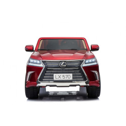 Lexus LX570 Lakierowane Autko dla 2 dzieci Czerwony SUV + Pilot