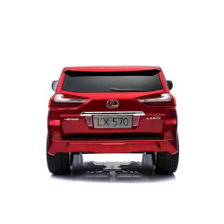 Lexus LX570 Lakierowane Autko dla 2 dzieci Czerwony SUV + Pilot