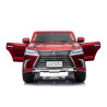 Lexus LX570 Lakierowane Autko dla 2 dzieci Czerwony SUV + Pilot