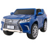 Lexus LX570 Lakierowane Autko dla 2 dzieci Niebieski  SUV + Pilot