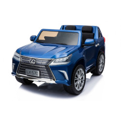 Lexus LX570 Lakierowane Autko dla 2 dzieci Niebieski  SUV + Pilot