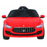 Maserati Ghibli na akumulator dla dzieci Czerwony + Pilot + Wolny Start + EVA + MP3 USB + LED