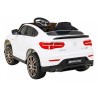 Mercedes Benz GLC63S dla dzieci, Biały SUV + Pilot + Napęd 4x4