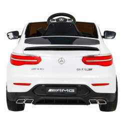 Mercedes Benz GLC63S dla dzieci, Biały SUV + Pilot + Napęd 4x4