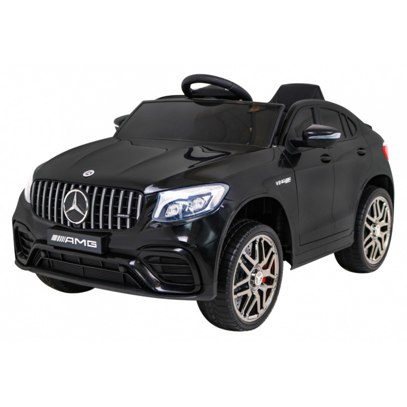 Mercedes Benz GLC63S dla dzieci Czarny Suv + Pilot + Napęd 4x4
