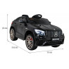 Mercedes Benz GLC63S dla dzieci Czarny Suv + Pilot + Napęd 4x4