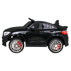 Mercedes Benz GLC63S dla dzieci Czarny Suv + Pilot + Napęd 4x4