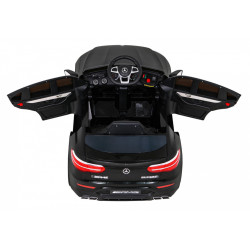 Mercedes Benz GLC63S dla dzieci Czarny Suv + Pilot + Napęd 4x4