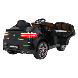 Mercedes Benz GLC63S dla dzieci Czarny Suv + Pilot + Napęd 4x4