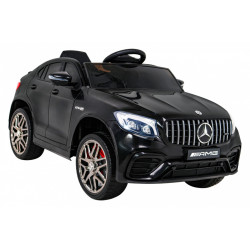 Mercedes Benz GLC63S dla dzieci Czarny Suv + Pilot + Napęd 4x4
