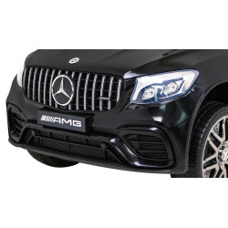 Mercedes Benz GLC63S dla dzieci Czarny Suv + Pilot + Napęd 4x4