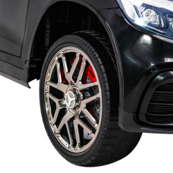 Mercedes Benz GLC63S dla dzieci Czarny Suv + Pilot + Napęd 4x4