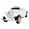 Mercedes Benz Retro 540A dla dzieci Biały + Tryb "Rodzica" + Pilot + Panel audio + LED