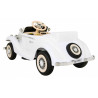Mercedes Benz Retro 540A dla dzieci Biały + Tryb "Rodzica" + Pilot + Panel audio + LED