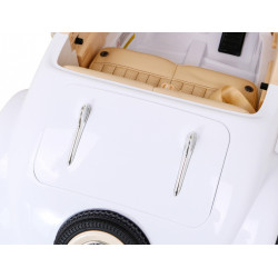 Mercedes Benz Retro 540A dla dzieci Biały + Tryb "Rodzica" + Pilot + Panel audio + LED