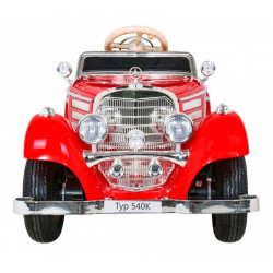 Mercedes Benz Retro 540A dla dzieci Czerwony