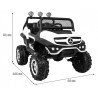Mercedes Benz Unimog dla dzieci Biały + Napęd 4x4 + Pilot + Bagażnik + Wolny Start + MP3 LED