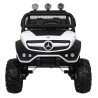 Mercedes Benz Unimog dla dzieci Biały + Napęd 4x4 + Pilot + Bagażnik + Wolny Start + MP3 LED