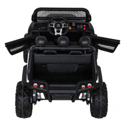 Mercedes Benz Unimog dla dzieci Biały + Napęd 4x4 + Pilot + Bagażnik + Wolny Start + MP3 LED