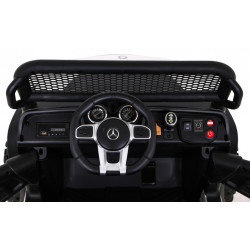 Mercedes Benz Unimog dla dzieci Biały + Napęd 4x4 + Pilot + Bagażnik + Wolny Start + MP3 LED
