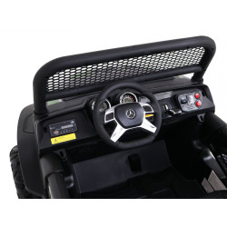 Mercedes Benz Unimog dla dzieci Lakier Moro + Napęd 4x4 + Pilot + Bagażnik + Wolny Start + Radio MP3 + LED