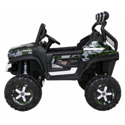 Mercedes Benz Unimog dla dzieci Lakier Moro + Napęd 4x4 + Pilot + Bagażnik + Wolny Start + MP3 LED