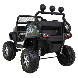 Mercedes Benz Unimog dla dzieci Lakier Moro + Napęd 4x4 + Pilot + Bagażnik + Wolny Start + MP3 LED