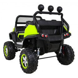 Mercedes Benz Unimog dla dzieci Zielony + Napęd 4x4 + Pilot + Bagażnik + Wolny Start + MP3 LED