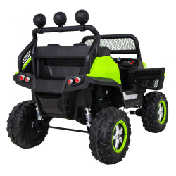 Mercedes Benz Unimog dla dzieci Zielony + Napęd 4x4 + Pilot + Bagażnik + Wolny Start + MP3 LED