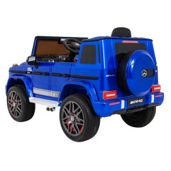 Mercedes AMG G63 dla dzieci Lakier Niebieski + Pilot
