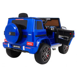 Mercedes AMG G63 dla dzieci Lakier Niebieski + Pilot