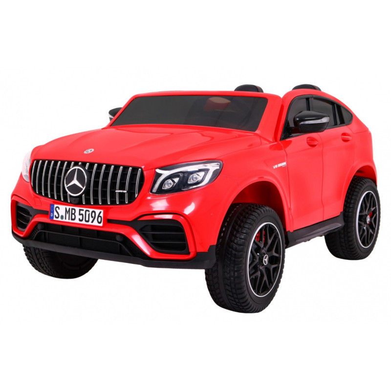 Auto Mercedes GLC 63S dla dzieci Czerwony Suv + Napęd 4x4