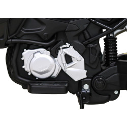 Motor BMW F850 GS na akumulator dla dzieci Biały + Kółka pomocnicze + Audio LED + Wolny Start + EVA