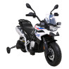 Motor BMW F850 GS na akumulator dla dzieci Biały + Kółka pomocnicze + Audio LED + Wolny Start + EVA