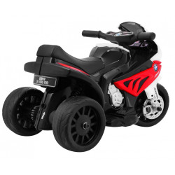 Motor BMW S1000 RR Mini na akumulator dla dzieci Czerwony + 3 koła + Dźwięki + LED