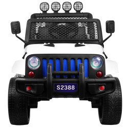 Autko terenowe Raptor Drifter Biały + Pilot + Napęd 4x4 + Schowek + Wolny Start + MP3 LED