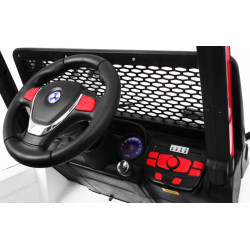 Autko terenowe Raptor Drifter Biały + Pilot + Napęd 4x4 + Schowek + Wolny Start + MP3 LED