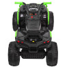 Quad ATV 2.4GHz na akumulator dla dzieci Czarno-zielony + Pilot + Koła EVA + Radio MP3 + Wolny Start