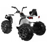Quad ATV na akumulator dla dzieci Biały + Koła EVA + Radio MP3 + LED + Wolny Start
