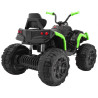 Quad ATV na akumulator dla dzieci Czarno-zielony + Koła EVA + Radio MP3 + LED + Wolny Start