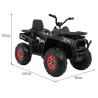 Pojazd Quad ATV Desert Czarny