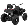 Quad ATV Air na akumulator dla dzieci Czarny + Koła pompowane + Radio MP3 + Wolny Start