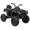 Quad ATV Air na akumulator dla dzieci Czarny + Koła pompowane + Radio MP3 + Wolny Start