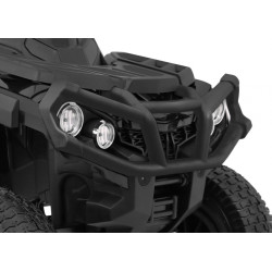 Quad ATV Air na akumulator dla dzieci Czarny + Koła pompowane + Radio MP3 + Wolny Start