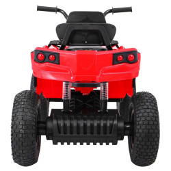 Quad ATV Air na akumulator dla dzieci Czerwony+ Koła pompowane + Radio MP3 + Wolny Start