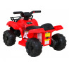 Quad Storm na akumulator dla dzieci Czerwony + Silnik 25W + MP3 USB + LED