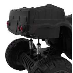 Quad XL ATV 2,4GHz na akumulator dla dzieci Czarno-Zielony + Pilot + Napęd 4x4 + Bagażnik + Wolny Start + EVA + Audio LED