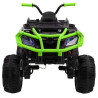 Quad XL ATV 2,4GHz na akumulator dla dzieci Czarno-Zielony + Pilot + Napęd 4x4 + Bagażnik + Wolny Start + EVA + Audio LED